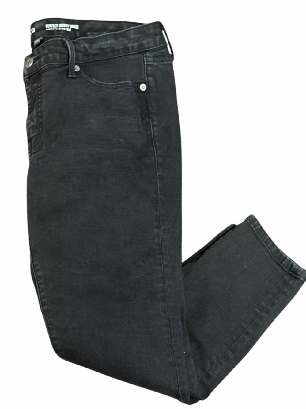 torrid 12R Black Skinny Ankle Jeans EUC